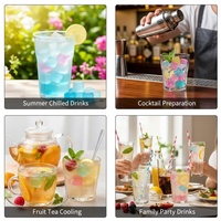 Glaçons en plastique réutilisables à refroidissement rapide en gros pour boissons de bar et fournitures de fête