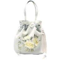 Sac bandoulière pour téléphone brodé Danny Tassel, style chinois, accessoire Hanfu, broderie de Suzhou florale, coins arrondis carrés