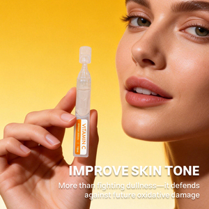Sérum éclaircissant à la vitamine C personnalisé OEM avec <span class=keywords><strong>acide</strong></span> férulique AA2G et niacinamide pour estomper les taches brunes, unifier le teint et être antioxydant - Product Image 2