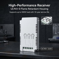Interruptor de Pared Inalámbrico Autoalimentado RF 433Mhz, Interruptor de Luz de Energía Cinética, Sin Batería, Sin Cableado, Kit para Hogar Inteligente