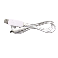 Câble d'alimentation CC, adaptateur de prise d'alimentation CC 5V-12V, câble d'extension d'alimentation USB vers CC 5521