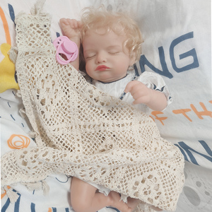 45CM déjà fini Reborn Rosalie poupée endormie nouveau-né cheveux peints à la main 3D peau peinte veines visibles cadeau de noël - Product Image 3