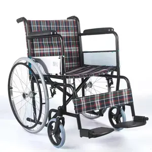 Kursi roda ortopedi lipat manual cahaya cahaya terlaris