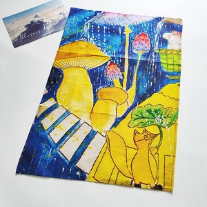 2024 tùy chỉnh chất lượng cao đầy màu sắc 100% cotton in Linen nhà bếp Khăn trà - Product Image 4