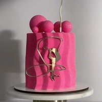 Maßgefertigte 3D-Acryl-Damenkopf-Kunstlinie Tortendekoration Valentinstag Erntedankfest Kuchendeko-Zubehör