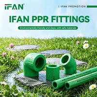 IFAN Raccord de tuyauterie PPR à filetage mâle 1/2" 3/4" pour systèmes de conduites d'eau chaude et froide, vente chaude