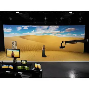 7680Hz P2.6 2.6Mm 500*500Mm Pixéis Virtuais Internos Led Painéis de Tela 3D Xr Studio Stage Led Wall