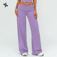 Leggings de yoga taille basse coupe large sur mesure pour femme, idéaux pour le fitness, la gym et le Pilates, pantalon de yoga évasé