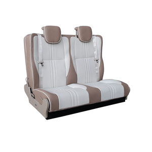 Lit pliant en <span class=keywords><strong>cuir</strong></span> à 2 places avec ancrages ISOFIX pour siège enfant pour les conversions de camping-car - Product Image 1