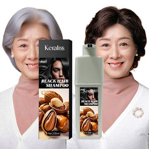 Joynna Halal <span class=keywords><strong>Henna</strong></span> 5Min Hair Color <span class=keywords><strong>Shampoo</strong></span> Wild Olive Argan Oil 200ml Crema Cubierta Gris Fragancia Amoníaco PPD Libre - Product Image 1