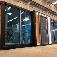 Maison préfabriquée de luxe personnalisable avec maison conteneur pliable et extensible sur mesure avec panneaux métalliques sculptés