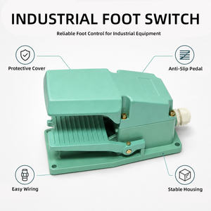 <span class=keywords><strong>Pedal</strong></span> <span class=keywords><strong>de</strong></span> doble <span class=keywords><strong>interruptor</strong></span> CHENF, <span class=keywords><strong>interruptor</strong></span> doble momentáneo para control industrial, operación <span class=keywords><strong>de</strong></span> máquinas multifunción, IP65, plástico - Product Image 4