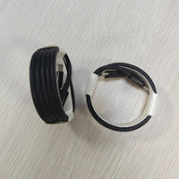 Kabel Data USB C Tipe-C Pengisian Cepat Shenzhen Lvxiangyuan PD240W 48V 5A 100W Maks 1M 1.5M 2M Pelindung Anyaman Hitam E-marker
