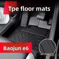 Tapis de sol de voiture en TPE tout usage OLIVER, compatibles avec Baojun E6, résistants à l'usure, écologiques, spécialement conçus pour l'intérieur