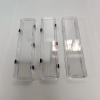 Boîtier en membrane plastique PS, modèle rectangulaire fait main HN-198, personnalisable OEM (300x75x25mm)