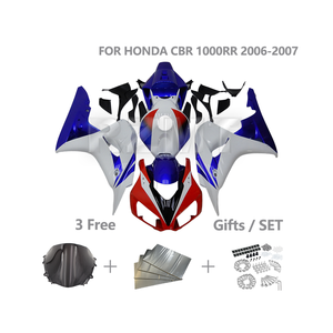 Kit de carénages pour HONDA CBR1000RR 2006 2007 CBR 1000RR, kit de carénage de moto personnalisé, ensemble de pièces de carrosserie en ABS injecté H1007-119a - Product Image 1
