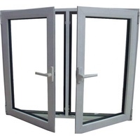 Ventana de aluminio para colgar, ventanas correderas de vidrio y aluminio