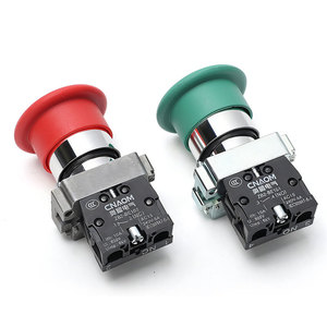 Cnaom <b>Push</b> <b>Button</b> <b>Switch</b> Zb2-Be101 40mm 1 No Ac15 240V 3A Iec60947-5-1 - Product Image 2