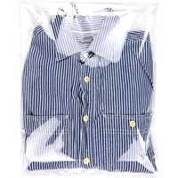Sacs en cellophane auto-adhésifs 10x14 pouces, transparents, refermables, pour le rangement et l'organisation des vêtements, rectangulaires, en polypropylène (PP)