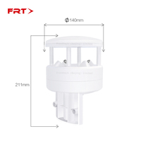 Capteur de vent ultrasonique de qualité de l'air FWS200, surveillance de l'humidité et du CO2, haute précision, sortie multi-protocoles RS485 pour extérieur