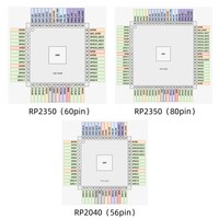 Microcontrolador Raspberry Pi Pico 2 con Chip RP2350/2354/RP2040, Hecho en China