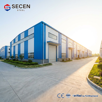 Kit d'Entrepôt Industriel Modulaire Préfabriqué en Acier pour Centre Logistique à Grande Échelle et Atelier de Stockage Industriel de Pointe