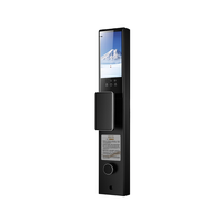 Serrure de porte intelligente moderne avec interphone audio bidirectionnel entièrement automatique, déverrouillage à distance par Wifi, sécurité domestique