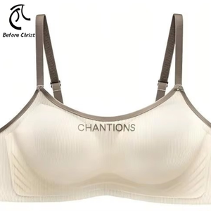 Sujetador deportivo Changxiang 2025 para mujer, ropa interior sin rastro, correas ajustadas, diseño de reunión, sin cables para copa de pecho pequeña - Product Image 1