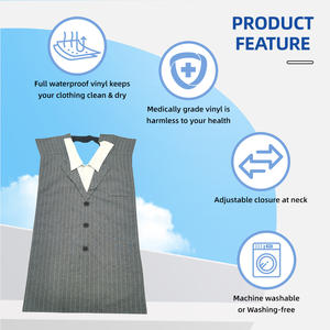 واقي ملابس قابل للغسل بالجملة قابل لإعادة الاستخدام مقاوم للماء تغذية كبيرة للمريض أو كبار السن - Product Image 4