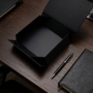 Wholesale Premium Solid Color Rigid Gift <b>Boxes</b> with Folding Magnetic Closure Four-Color Printing Customizable Luxury Packaging - Product Image 4