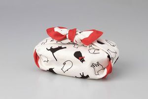 Tissu Furoshiki Japonais <span class=keywords><strong>en</strong></span> Coton Réutilisable pour Emballage Cadeau, Tissu d'Emballage Bento, Tissu de Transport, Tissu d'Emballage Furoshiki de Style Japonais - Product Image 3