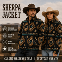 Veste en polaire sherpa jacquard aztèque personnalisée pour hommes, fermeture éclair intégrale, manteau d'hiver chaud pour l'extérieur, fournisseur en gros