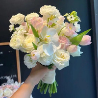 ODIS - Bola de Flores Artificiales de Rosa de Alta Calidad Personalizada para Decoración de Bodas
