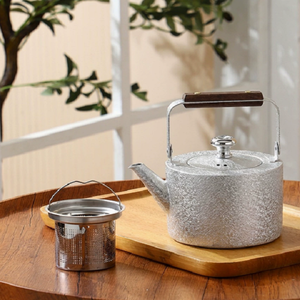Miaocai - Tetera de Acero Inoxidable con Silbato, 1L y 1.5L, para Uso Comercial - Product Image 1