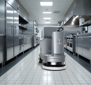 Yangzi Floor Washer 1445mm X 995mm X 1100mm Rechargeable Battery Tile Floor Cleaning Commercial Use - Product Image 2