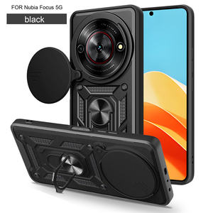 Funda Protectora Lichicase Resistente a Caídas con Soporte para Auto para <span class=keywords><strong>ZTE</strong></span> <span class=keywords><strong>Blade</strong></span> A36 A76, Carcasa a Prueba de Golpes - Product Image 3