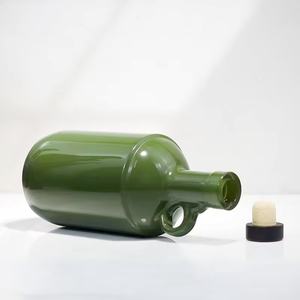 Bottiglia di Vetro Classica per Olio d'Oliva 50cl 75cl, Barattoli con Manico in Ceramica <span class=keywords><strong>Verde</strong></span> Stile California 500ml 750ml per Olio di Avocado <span class=keywords><strong>e</strong></span> Olio di Camelia - Product Image 4