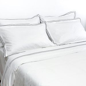 Juego de Ropa de Cama de Hotel de 5 Estrellas al <span class=keywords><strong>por</strong></span> <span class=keywords><strong>Mayor</strong></span>, 100% <span class=keywords><strong>Algodón</strong></span>, 300 Hilos, Acabado Doble Overlock, Juego de Sábanas de Percal de 4 Piezas - Product Image 2