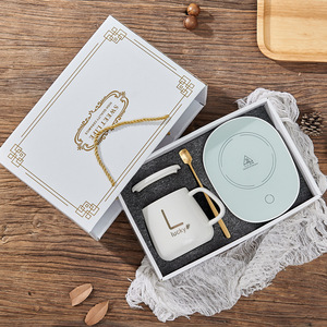 Set <span class=keywords><strong>de</strong></span> Regalo Empresarial con <span class=keywords><strong>Taza</strong></span> <span class=keywords><strong>de</strong></span> Café Inteligente con Logo Personalizado para San Valentín o Recuerdo <span class=keywords><strong>de</strong></span> Boda - Product Image 1