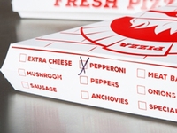 Emballage de pizza en forme de triangle en papier biodégradable, matériau alimentaire 100% jetable, logo personnalisé, tailles variées