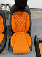 Housse de siège adaptée à Mercedes Benz Classe G W463 W464 G63 Housse de siège en cuir Nappa avec appui-tête