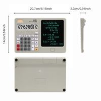 Tablette LCD d'écriture et de dessin 6 pouces pour enfants, bloc-notes numérique multifonctionnel avec mini-calculatrice scientifique pour étudiants