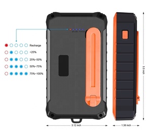 Power Bank, <span class=keywords><strong>12000mAh</strong></span>, batterie externe Portable, rechargeable, avec double port USB, nouveauté, système d'urgence - Product Image 6