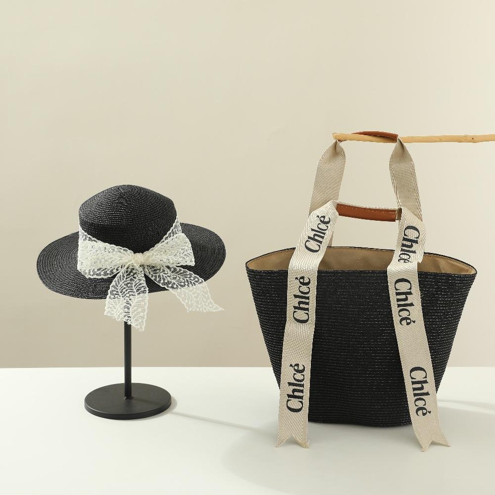 Black with white lace