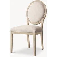 Chaise de salle à manger Rh Black Farmhouse Light, style scandinave contemporain, en bois massif et rotin, avec coussin en tissu Cortex, meubles pour la maison