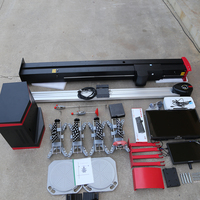 Alineación de ruedas de coche, accesorio 3D con doble pantalla AG-500