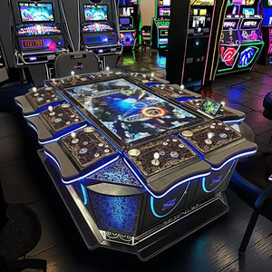 Kit de console de jeu de flipper à 10 jeux, borne d'arcade vidéo à monnayeur, plateforme de jeu de pêche personnalisable, multijoueur, support anglais 1 an, pour la maison - Product Image 5