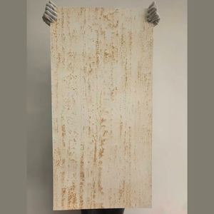 Revêtement mural léger et facile à installer, couleur or, travertin MCM, <span class=keywords><strong>panneau</strong></span> souple en pierre flexible pour la décoration murale - Product Image 1