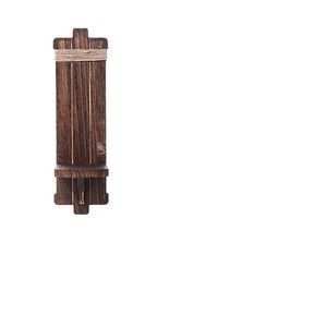 Porte-bougie mural en bois, forme colonne, décoration d'intérieur, support de rangement pour lumière d'ambiance à un seul niveau - Product Image 2