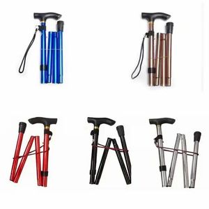 Canne de marche légère et pliable en aluminium, antidérapante et réglable pour personnes âgées, pour la rééducation et la marche quotidienne - Product Image 3